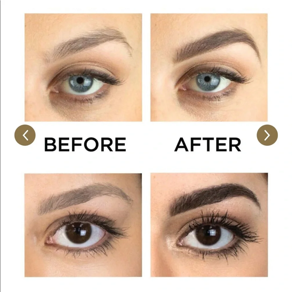 BILLION DOLLAR BROWS 4p Best Sellers Kit 2 Pencils Gel Brush $42 NIB - Picture 5 of 7